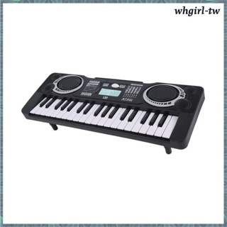 [WhgirlTW] 37 鍵便攜式電動鍵盤鋼琴,益智玩具樂器,多功能數字電子琴,適用於家庭室內禮物