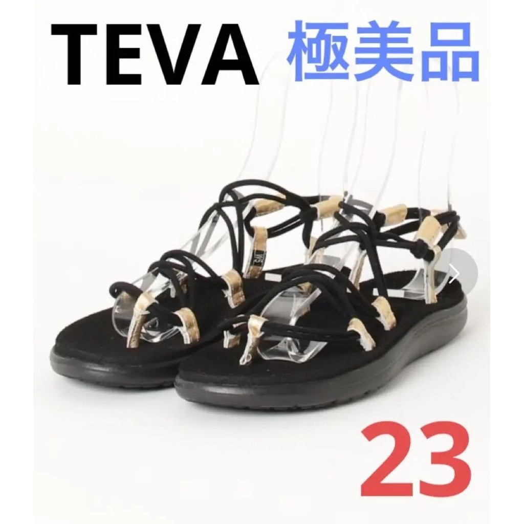 TEVA 涼鞋 金色 黑色 mercari 日本直送 二手