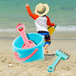 [文房樂玩]兒童沙灘玩具鏟子和桶套裝寶寶戲水玩沙決明子工具