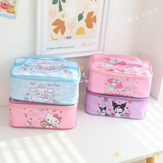 庫洛米 大耳狗 便當袋兒童 大容量學生午餐袋 Hello Kitty 美樂蒂 便當盒保溫袋 保冷袋