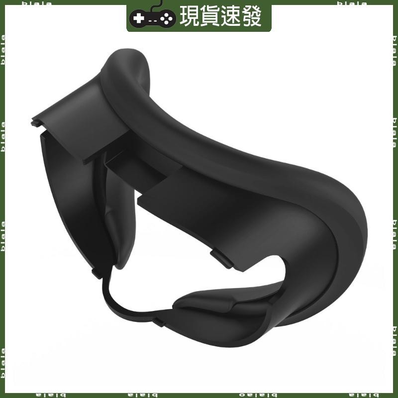 Blala VR 矽膠面罩適用於 Meta Quest 3 VR 耳機防汗防水防臟替換面部墊 VR