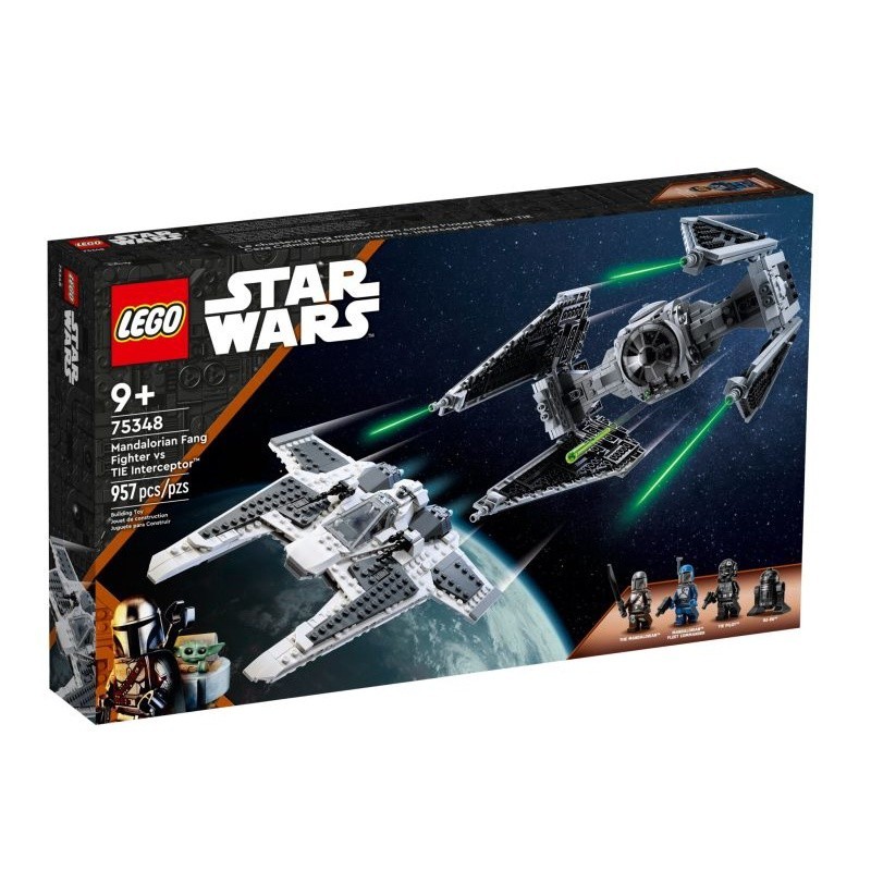 請先看內文 LEGO 樂高 星際大戰系列 75348 獠牙戰機大戰鈦攔截機 星戰影集 曼達洛人 Star Wars