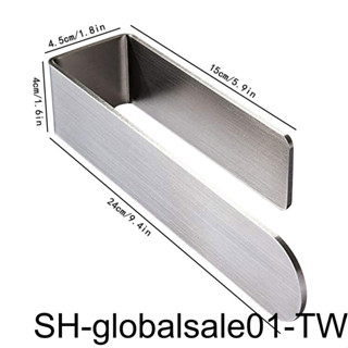 毛巾架抹布收納架自粘桿掛鉤浴室廁所不銹鋼毛巾