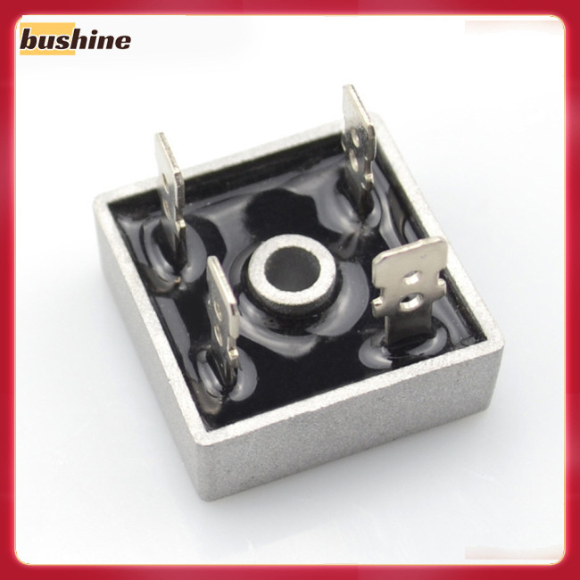 Bushine Kbpc5010 橋式整流器帶安裝孔 50a 1000v 大功率數字信號金屬外殼專業