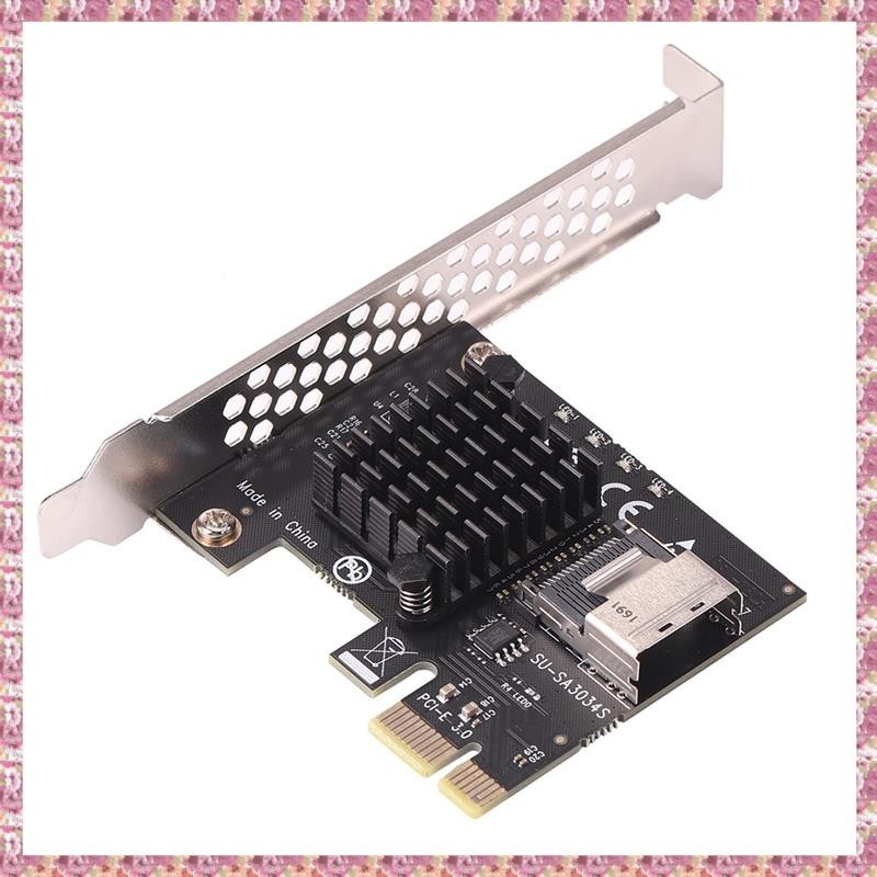 (R E W Y)PCI Express SATA卡4口擴展卡Mini SAS接口提升板