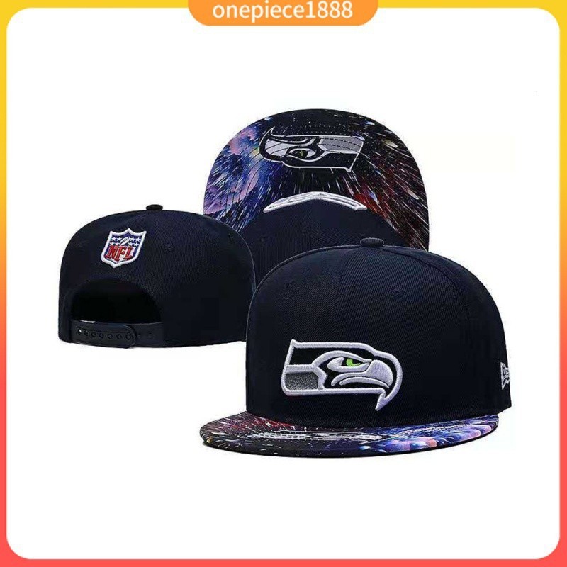 Seattle Seahawks 西雅圖 海鷹 平簷帽 NFL 橄欖球帽 刺繡 嘻哈帽 防晒帽 遮陽帽 時尚帽