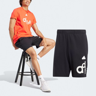 adidas 短褲 Graphic Print 男款 黑 愛迪達 運動短褲 基本款 [ACS] IP3801