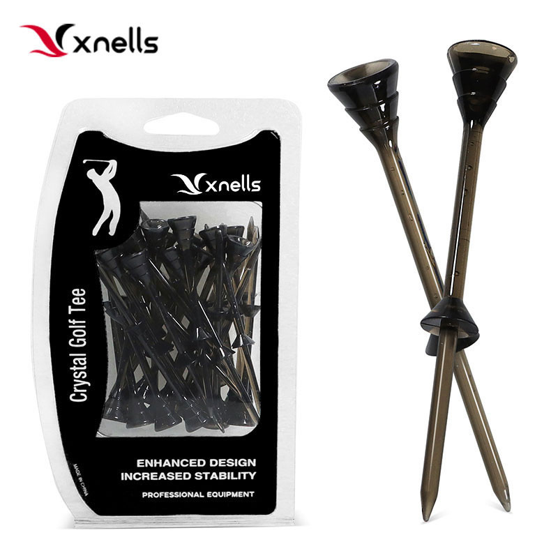 【高爾夫裝備】xnells高爾夫球tee30個超細限位釘黑色高爾夫tee球 tee