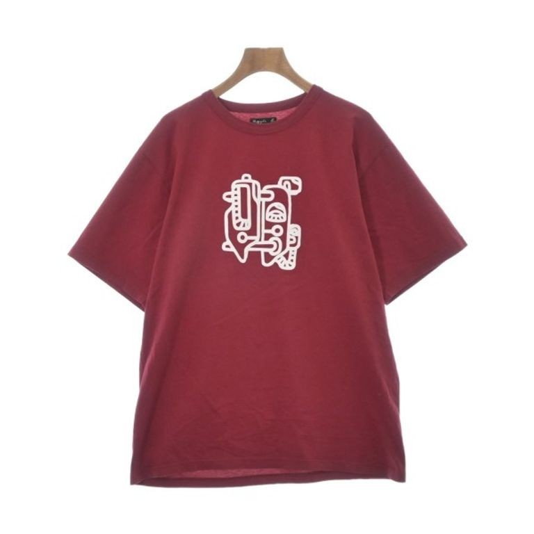 agnes b. homme AG針織上衣 T恤 襯衫男性 紅色 日本直送 二手