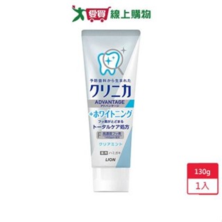 獅王固齒佳酵素亮白牙膏晶亮薄荷130g【愛買】