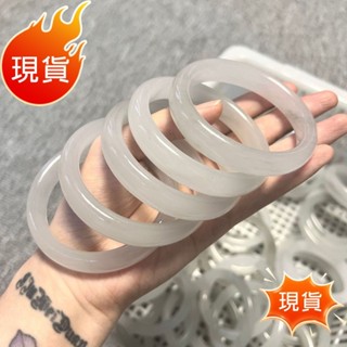 免運🔥超火爆🔥天然冰種水墨玉白月光玉手鐲冰料水墨丹青女款玉鐲灰冰翠手鐲💕💕💕💕💕