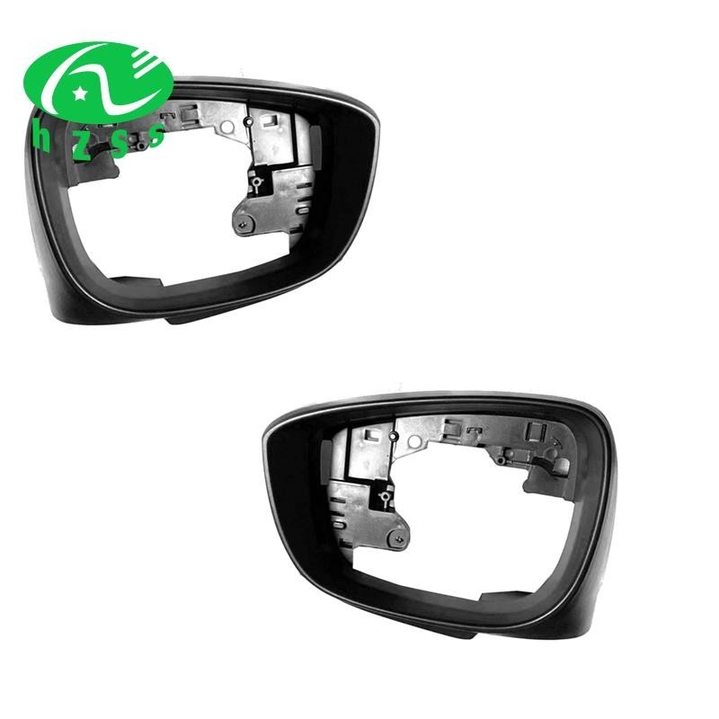 MAZDA 汽車側翼後視鏡罩框架黑色適用於馬自達 CX-3 2016-2019 CX-5 2015-2016