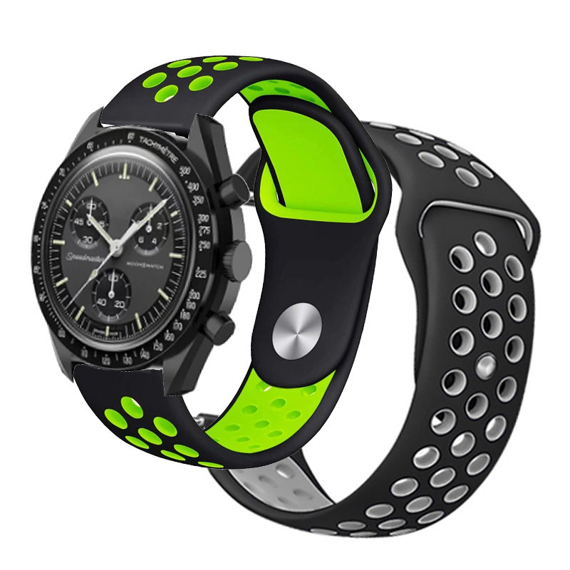 SWATCH 適用於 Omega x 錶帶矽膠軟智能手錶錶帶手鍊