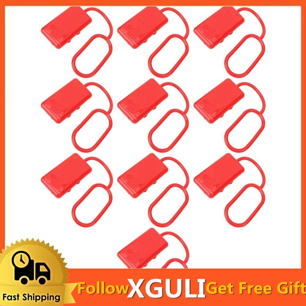 Xguli 使用壽命長防塵帽蓋紅色350A堆高機連接器塑膠重量輕快速連接插頭