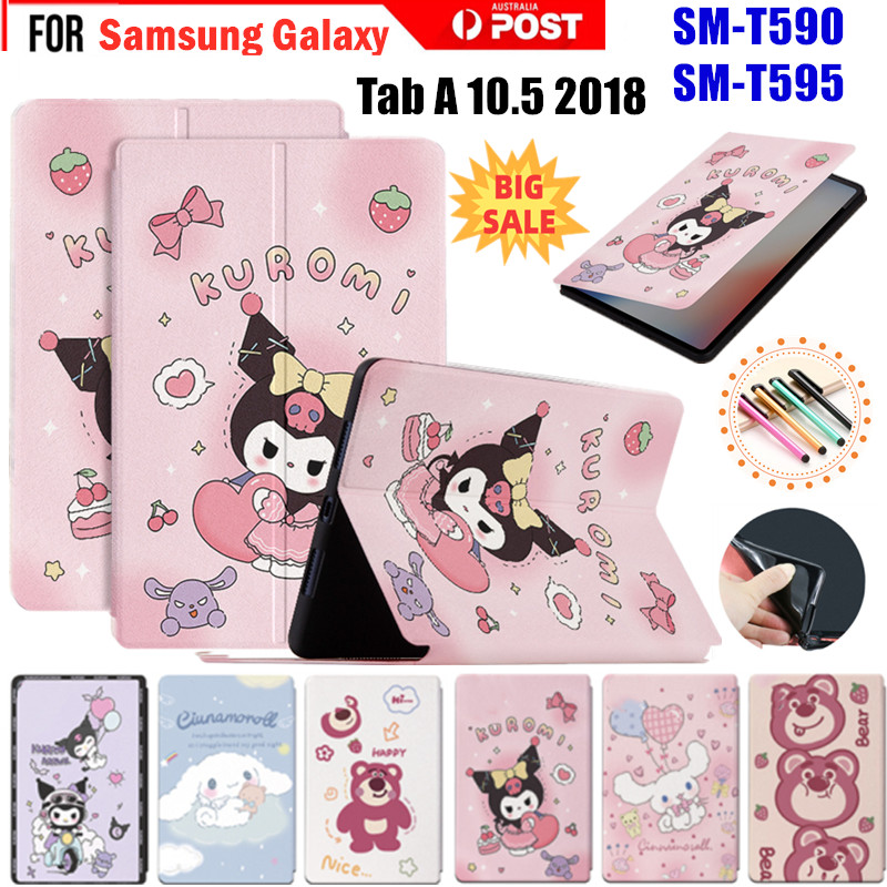 SAMSUNG 適用於三星 Galaxy Tab A 10.5 2018 SM-T590 T595 T597 智能支架保