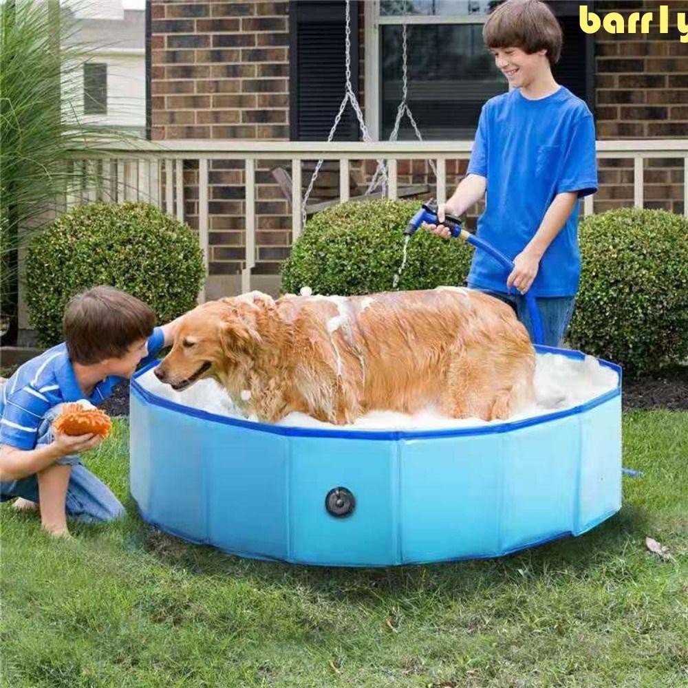 BARR1Y幼兒游泳池,爬行播放便攜式可折疊球坑,可重複使用堅固經久耐用寵物美容浴缸夏季涼浴
