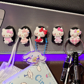 下單商品返蝦幣 Hellokitty凱蒂貓車用掛鉤diy飾品配件汽車座椅背掛鉤電動車掛鉤