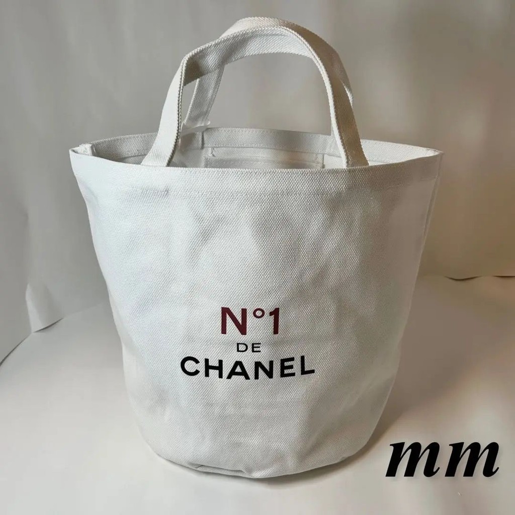 近全新 CHANEL 香奈兒 贈品 托特包 25C 白 日本直送 二手