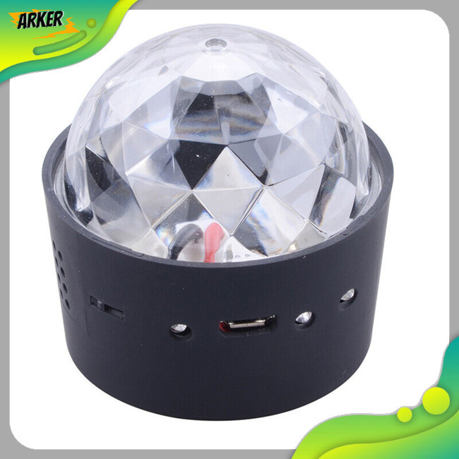 Areker 3W Led 舞檯燈帶聲音激活 180 高流明 USB 充電迷你魔法球燈,適用於家庭派對 KTV