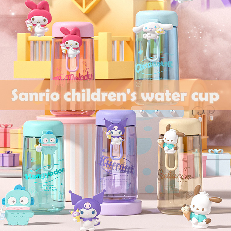 三麗鷗 350ml Sanrio Tritan 水壺 Kawaii 3d Kuromi My Melody Pochac