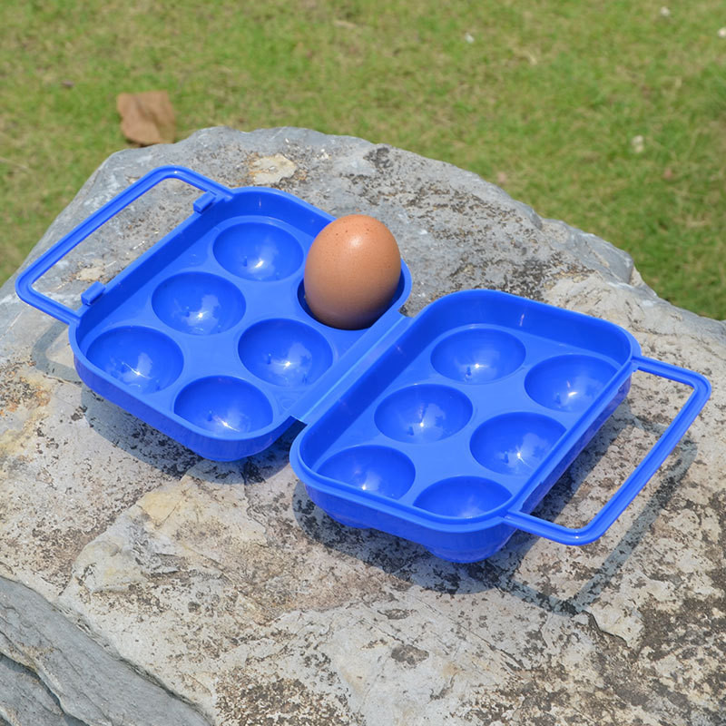 戶外防震蛋託 室內便攜式雞蛋盒2枚 6枚 12枚裝 手提式雞蛋保護盒