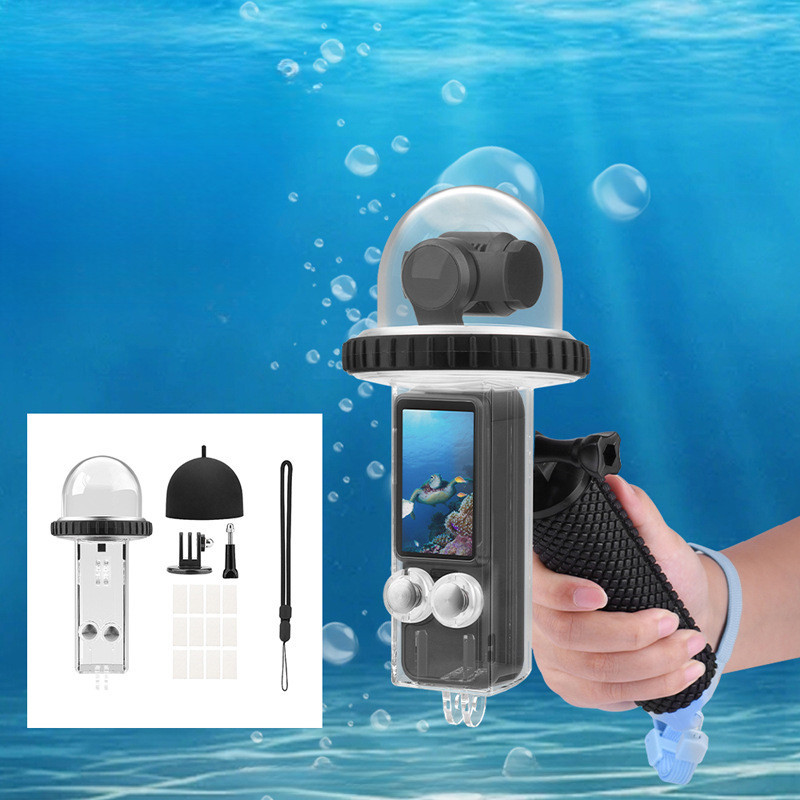 Dji Osmo Pocket 3 水下潛水外殼保護殼相機攝影配件 40M 防水殼
