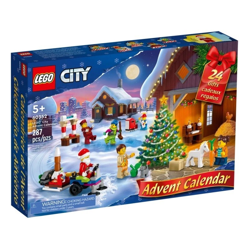 請先看內文 LEGO 樂高 60352 City 城市系列聖誕降臨曆
