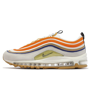 Nike 休閒鞋 Air Max 97 SE Frank Rudy 橘 藍 反光 米白 氣墊 男鞋 DV2619-100