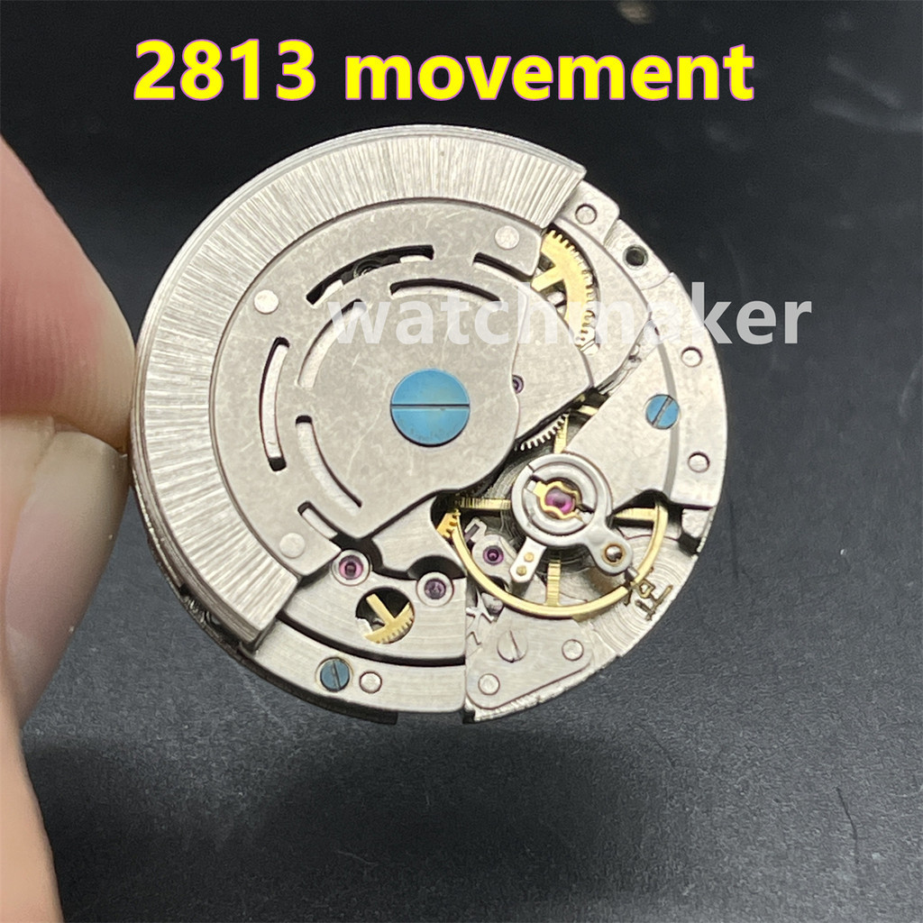 Wx 白色機械自動手錶更換機芯日曆顯示手錶維修零件適用於 2813 8205 手錶時鐘機芯