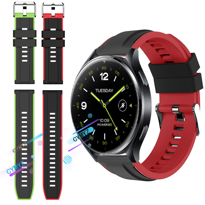 XIAOMI 小米watch 2 表带 智能手錶錶帶 小米手錶 watch 2 矽膠錶帶 錶帶 運動腕帶