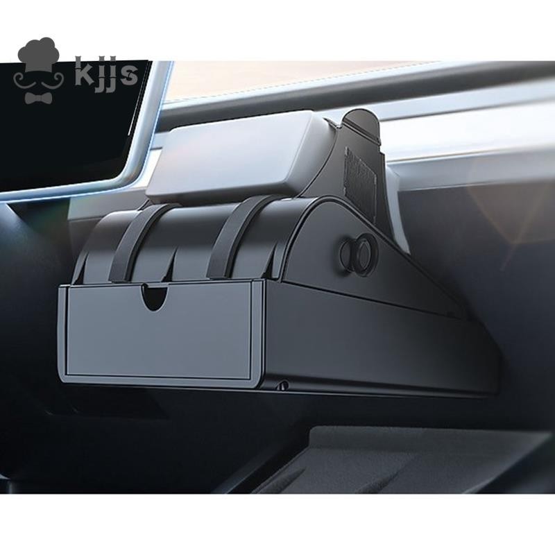汽車中控導航屏幕儲物箱儲物箱貨架內飾配件零件組件適用於特斯拉 Model 3 Y 2020-2023