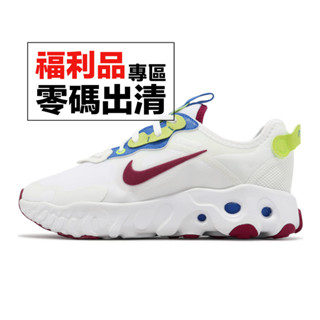 Nike 休閒鞋 Wmns React ART3MIS 白 紫 女鞋 運動鞋 厚底增高 零碼福利品【ACS】