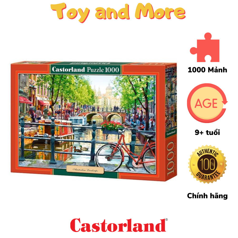 Castorland 阿姆斯特丹風景拼圖套裝 1000 片