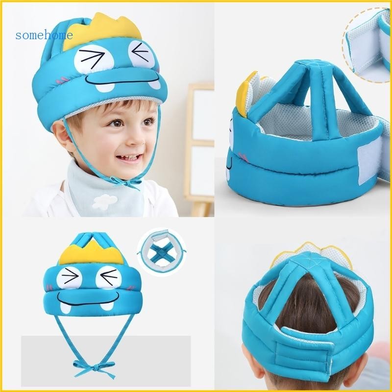 一些嬰兒安全帽嬰兒頭部保護墊幼兒防護帽防撞頭盔,適合學走路男孩女孩