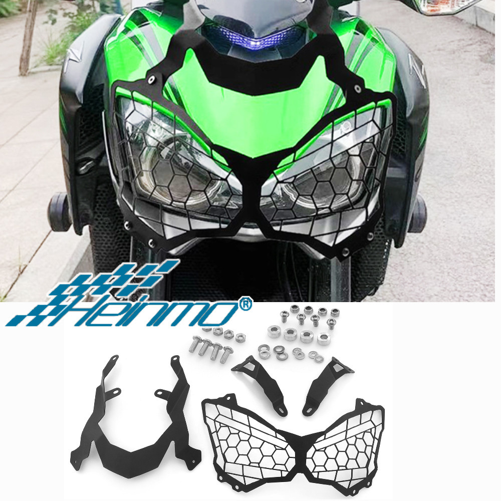 KAWASAKI 適用於川崎 Z900 2017-2020 摩托車大燈護罩格柵罩保護罩