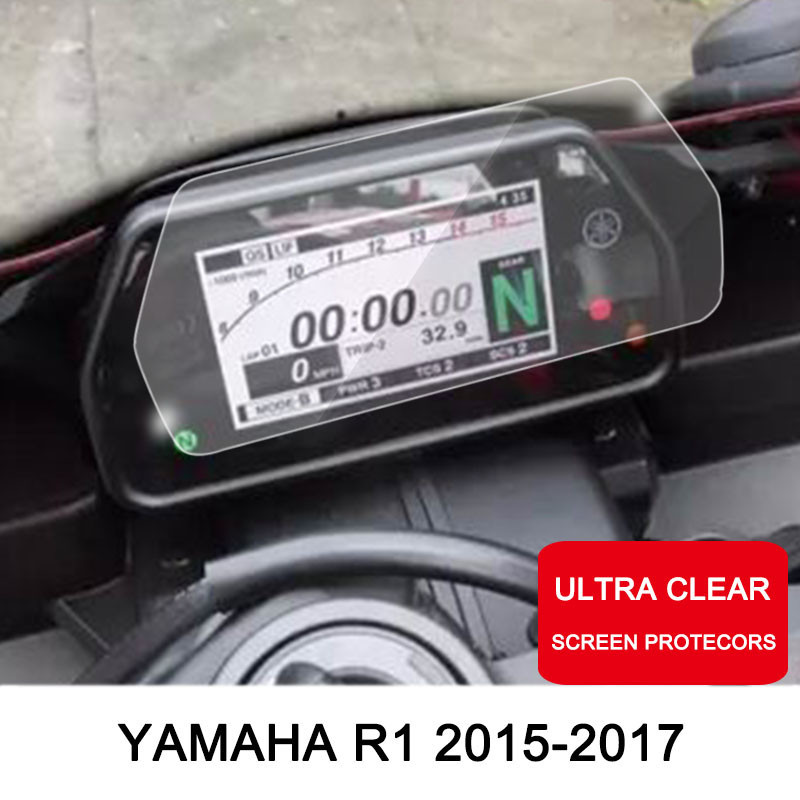 高品質 適用雅馬哈YAMAHA R1 2015-2017年機車儀表膜防劃防爆TPU水凝膜