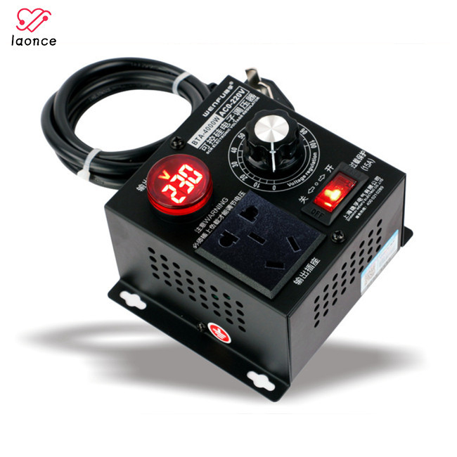 Sgd 220v 4000w 大功率 Scr 穩壓器電機/風扇/電鑽速度控制器調速器恆溫器電壓
