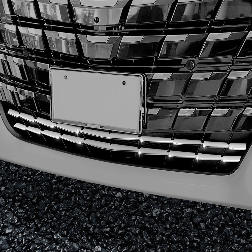 【樂購】適用23款豐田ALPHARD 40系不銹鋼前下中網飾條埃爾法專用外飾