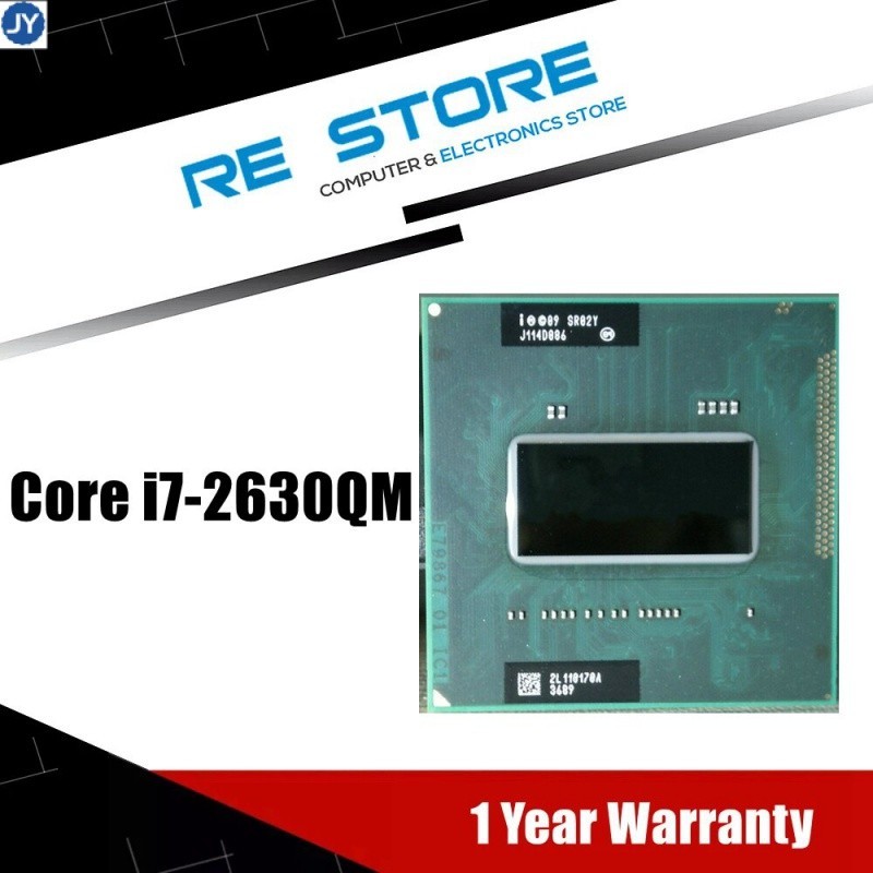 【現貨】英特爾酷睿 I7-2630qm 2 GHz 6 MB Socket G2 移動 CPU i7 處理器 2630Q