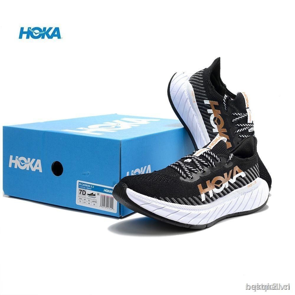 ☼⊙[先生。 Tr] 2023新款最優惠價格 HOKA ONE carbon X3 黑色男女緩震鞋w