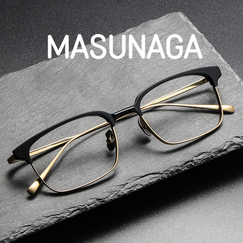 【TOTU眼鏡】醋酸纖維眼鏡 金屬框眼鏡 MASUNAGA增永 純鈦眼鏡框 板材眼鏡 TINSELTOWN 方框眼鏡 可