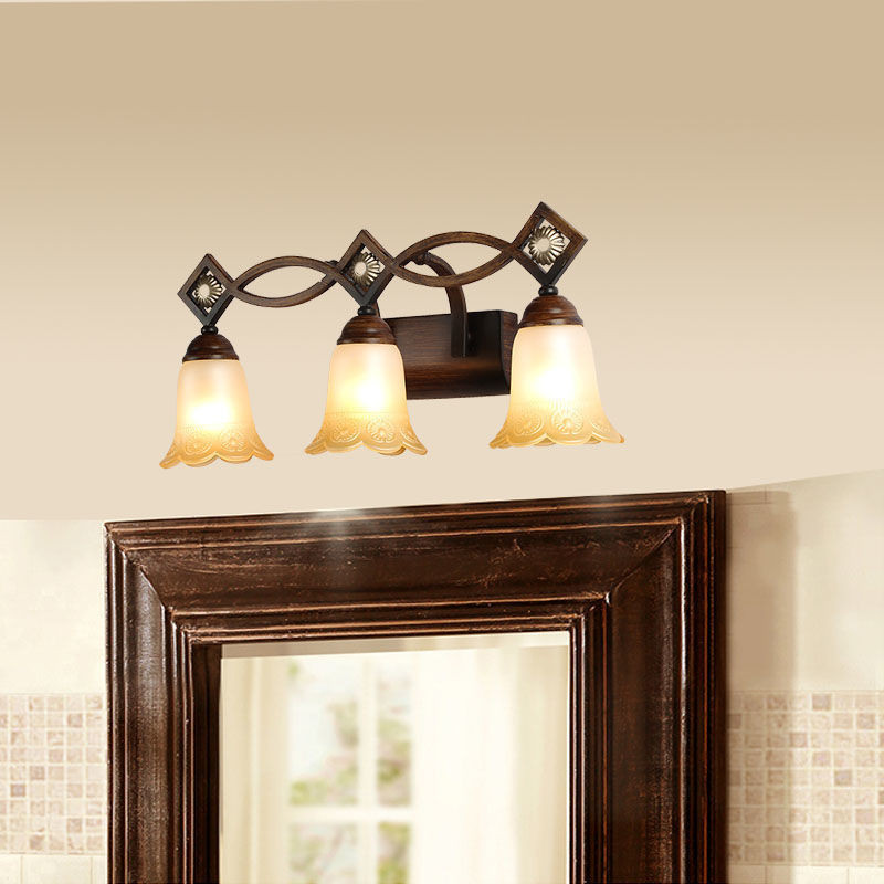 高檔歐式傢俱衛生間經典浴室鏡櫃創意床頭壁燈美式復古鏡前燈化妝