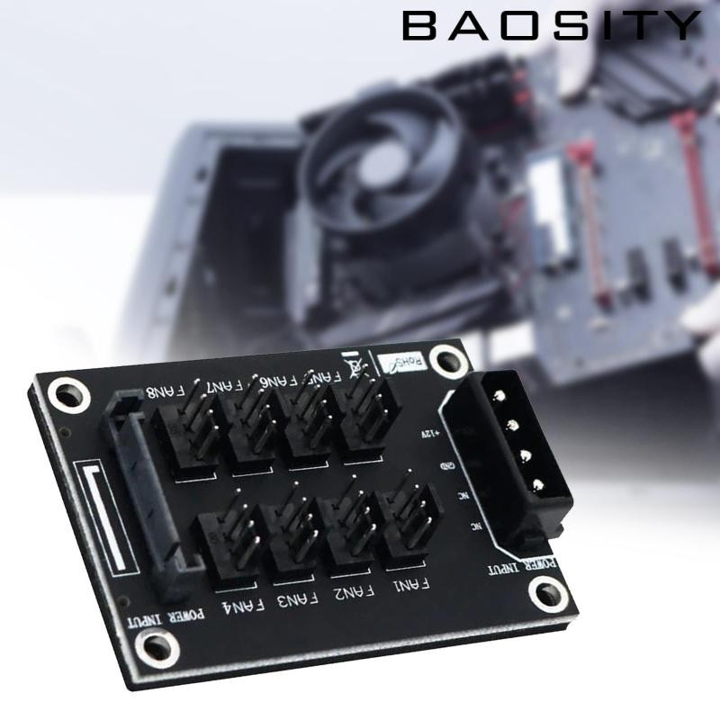 [Baosity] 電腦機箱散熱風扇集線器電腦風扇集線器 4Pin 3Pin 風扇適配器 PC 機箱散熱