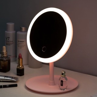 帶 LED 觸摸燈的桌面化妝鏡多種亮度模式