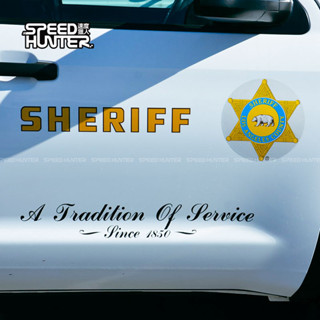 現貨 LASD 洛杉磯警長 Sheriff 大型SUV車身裝飾貼紙 汽車車門改裝貼花