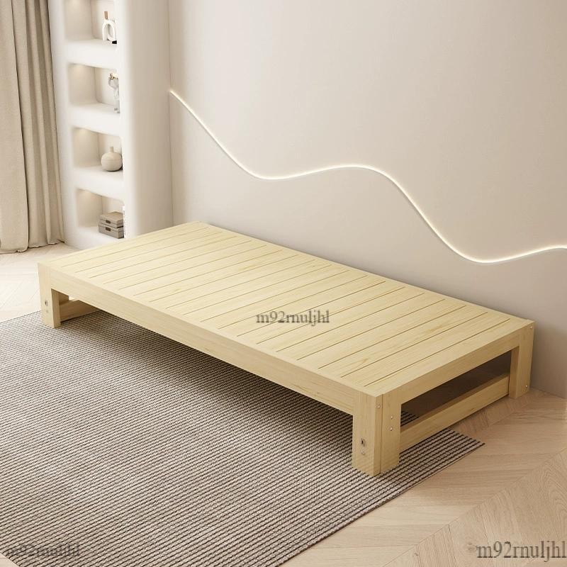 實木伸縮床抽拉床小戶型客廳榻榻米單人簡易推拉床兩用摺疊沙發床床 床架 摺疊床 實木床 單人床