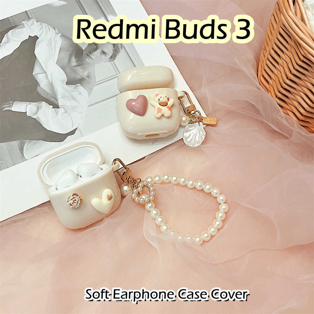 [imamura] 適用於 Redmi Buds 3 Case DIY 立體裝飾貓軟矽膠耳機套外殼保護套