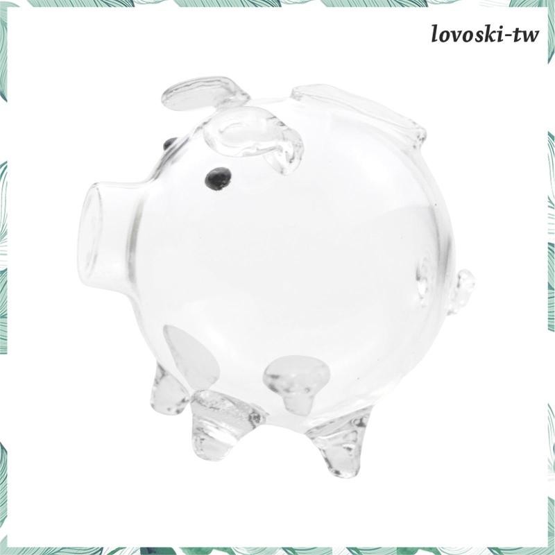 [LovoskiTW] 玻璃存錢罐成人聖誕青少年小型清晰存錢罐
