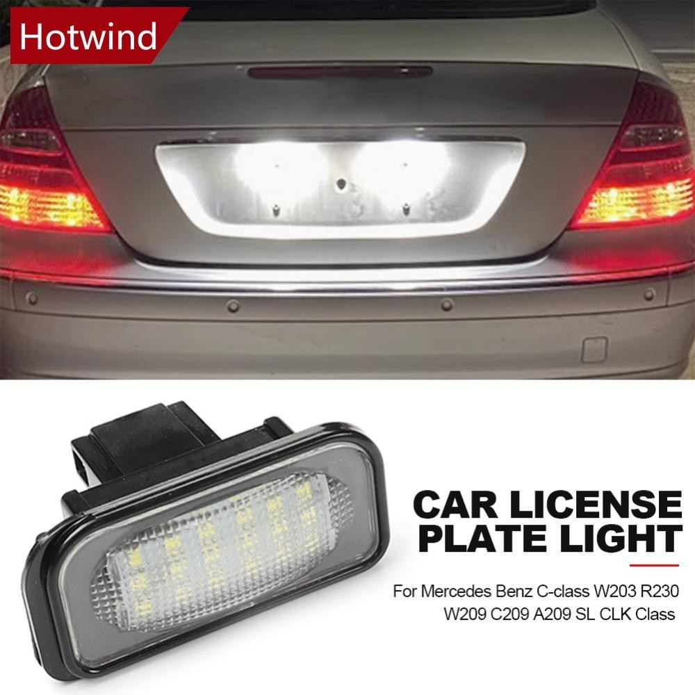 Hotwind 1Pc 汽車 Canbus LED 牌照燈總成更換梅賽德斯奔馳 C 級 W203 R230 W209 C