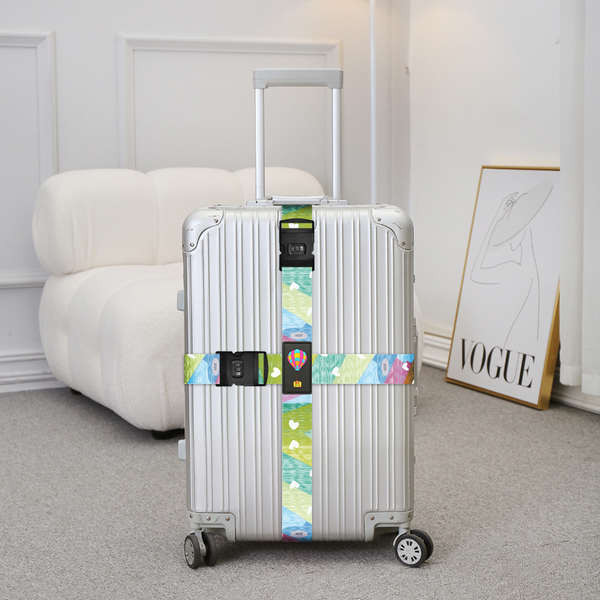 束帶 行李束帶 行李箱綁帶十字打包帶安全固定託運旅遊箱子保護束緊加固帶捆綁繩